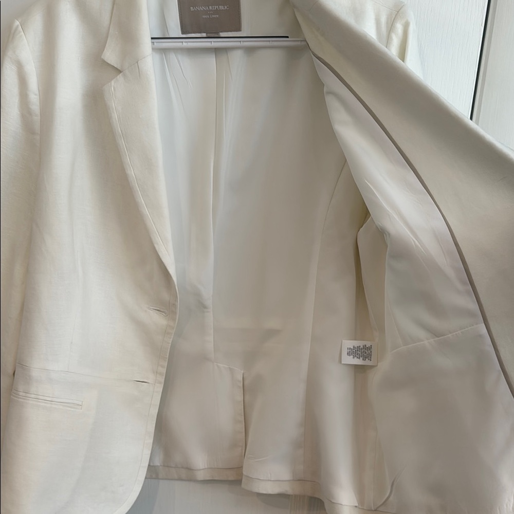 Banana Republic Factory Linen Blazer Suit Jacket - Picture 6 of 15